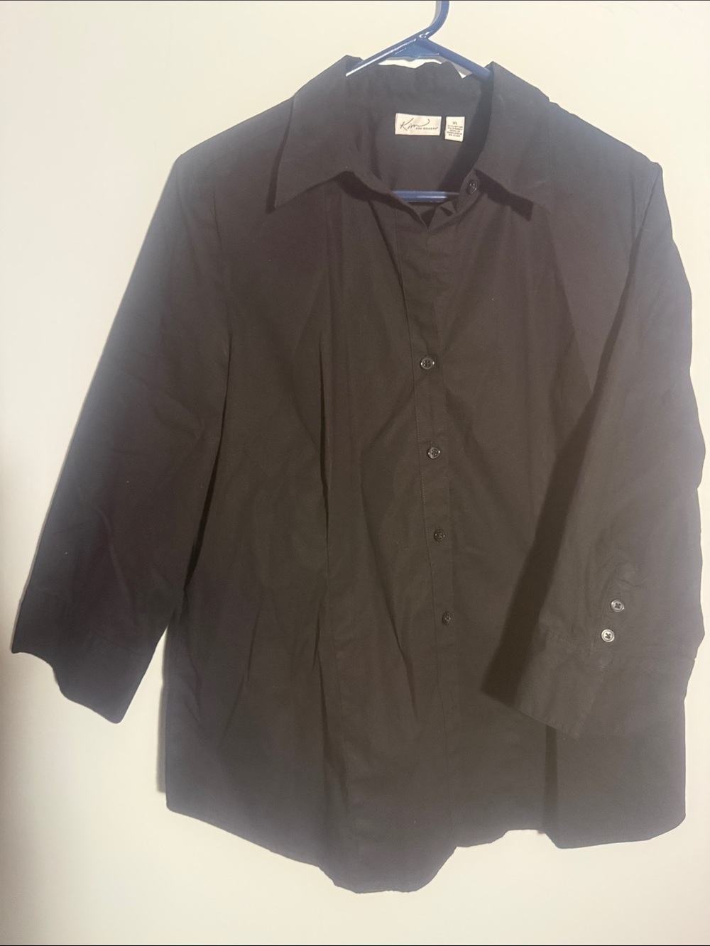Women’s Black Button-Up Jacket Coat